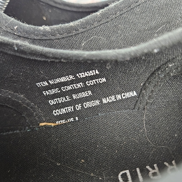 Torrid Black Canvas No Laces Slip On Sneaker WOmen US 8 - Picture 2 of 12